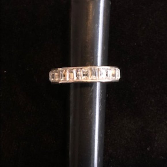 Banana Republic Emerald Cut Eternity Band - Picture 1 of 1